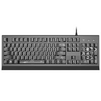 斗鱼（DOUYU.COM）DKM170 有线机械键盘 游戏键盘 全尺寸白光 有线键盘 电竞键盘 吃鸡键盘 黑色红轴 自营