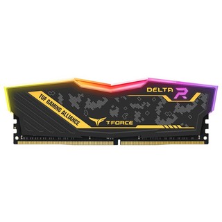 限地区：Team 十铨 炫光幻彩 DDR4 3200 台式机内存条  16GB