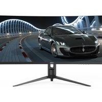 HKC 惠科 C299Q 29英寸 VA 曲面 FreeSync 显示器(2560×1080、75Hz、90%DCI-P3)