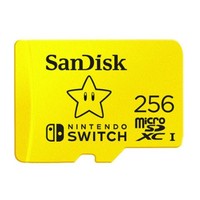 闪迪存储卡TF 256G 任天堂switch专用高速游戏主机游戏扩展卡