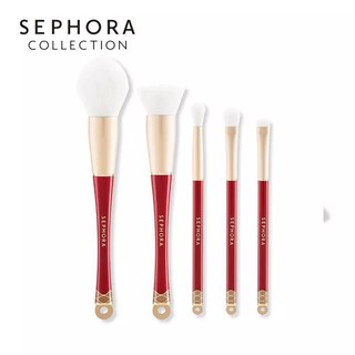 Sephora/丝芙兰中国红化妆套刷腮红散粉刷眼影刷全套