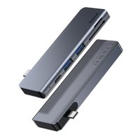 BASEUS 倍思 口风琴 五合一 Type-C扩展坞（USB3.0*2+Type-C+TF/SD）