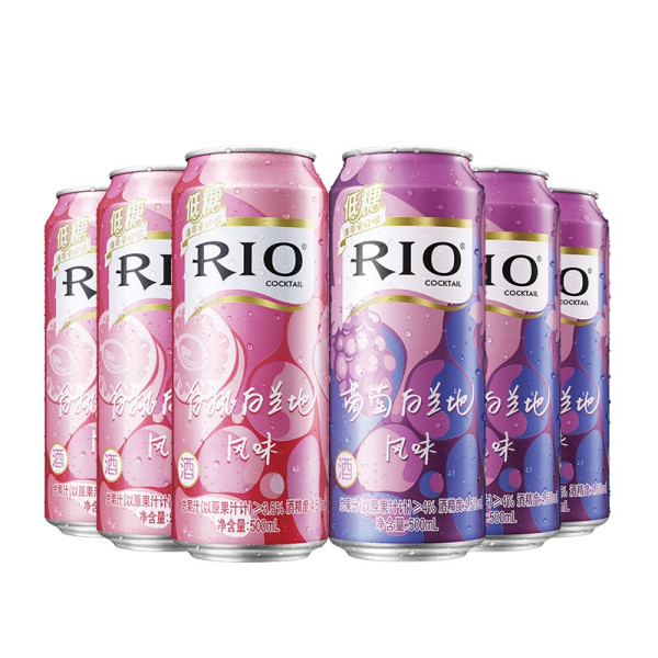 商品rio 锐澳 经典2口味 500ml*6罐