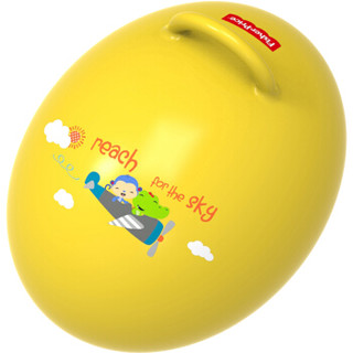 费雪儿童玩具球 宝宝健身球 蛋形跳跳球F0706H3 *3件