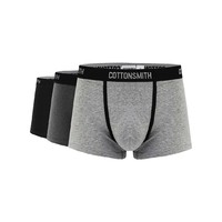 棉花共和国 COTTONSMITH 男士内裤 3条装 +凑单品