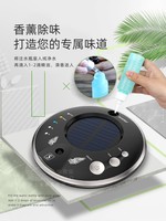 太阳能车载空气净化器汽车家用香薰加湿负离子除异味迷你清新氧吧