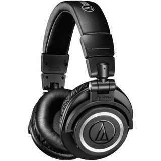 audio-technica 铁三角 ATH-M50XBT 耳罩式头戴式蓝牙耳机 黑色