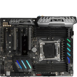 MSI 微星 X299 SLI PLUS ATX主板（intel LGA2066、X299）