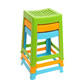 茶花塑料凳子家用加厚高凳椅子3个大号客厅方凳宿舍防滑餐桌板凳