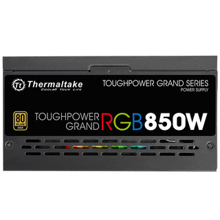 Tt（Thermaltake）额定850W TPG RGB 850W 台式机电脑主机机箱电源（联动主板/80PLUS金牌/全模/全日系电容）