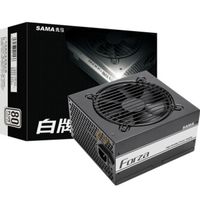 先马（SAMA）白牌500W 台式电脑电源 80PLUS白牌认证/主动式PFC/12cm静音风扇/强劲+12V/长线材背线