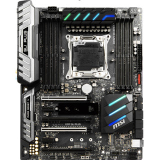 MSI 微星 X299 SLI PLUS ATX主板（intel LGA2066、X299）