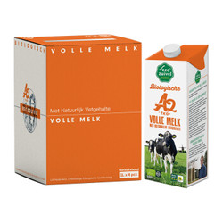 Vecozuivel 乐荷 有机a2全脂纯牛奶1L*4盒礼盒装
