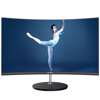 SKYWORTH 创维 H1AF27C 27英寸 VA 曲面 FreeSync 显示器(1920×1080、60Hz、99%sRGB）