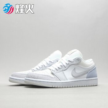 烽火air jordan1 low paris aj1 乔1 巴黎低帮白浅灰 cv3043 100 cv