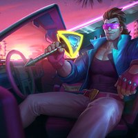 LEAGUE OF LEGENDS英雄联盟 英雄皮肤 德玛西亚警官 盖伦