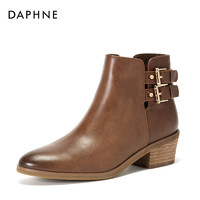 Daphne 达芙妮 1017605315 时尚低跟女靴