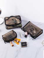 透明化妆包女ins风超火小号便携大容量旅行收纳袋盒随身洗漱品包