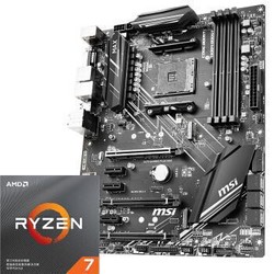 微星（MSI）X470 GAMING PLUS MAX电竞板 AMD 锐龙7 3800X处理器(r7) 板U套装/主板CPU套装