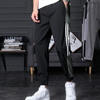 Lee Cooper LCQSW2063 百搭束脚抽身宽松休闲长裤 黑色 4XL