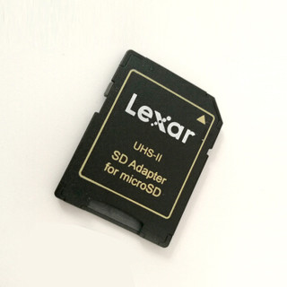 雷克沙（Lexar) 1800x64GTF C10 U3储卡270MUHS-II高速4K相机内存卡 4.0适配器-UHS-|| U3