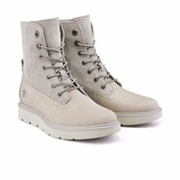 Timberland A1S7G 女士印花翻靴| A1S7GW/米色 36