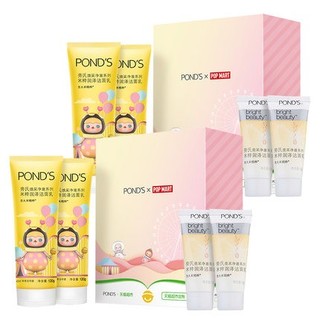 88VIP：POND'S 旁氏 米粹润泽洗面奶 120g*4+15g*4