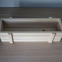 others 原木多肉花盆收纳盒 28*8*8cm