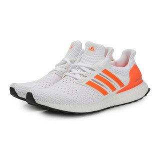 adidas 阿迪达斯 UltraBOOST 中性跑鞋 EG8077 亮白/警报红荧光 41