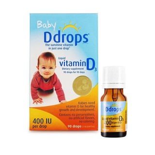 Ddrops 婴幼儿D3滴剂套装（2.5ml*2+2.8ml）
