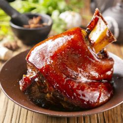 正宗沈厅万三蹄膀苏州特产肘子1000g熟食卤肉猪蹄私房菜熟食即食