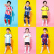 儿童足球服套装男童阿根廷梅西c罗足球衣女孩幼儿园小学生训练服