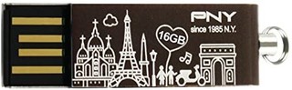 PNY Lovely Attache(City) 系列 Paris USB2.0内存UFDPPRB-16G 16GB