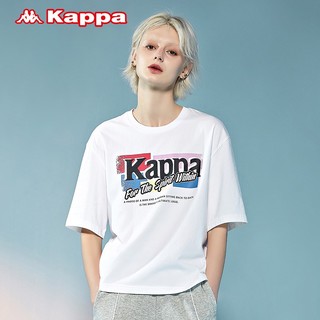 Kappa 卡帕 K0A22TD38D 女款短袖T恤 漂白-001 XL