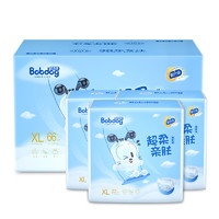 BoBDoG 巴布豆 超柔亲肤 婴儿纸尿裤 XL22片 3包装 *2件