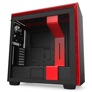 NZXT 恩杰 H710 机箱 黑红色