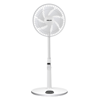 DELIXI 德力西 空净系列 DXJF001-WH 七叶变频遥控落地扇 白色