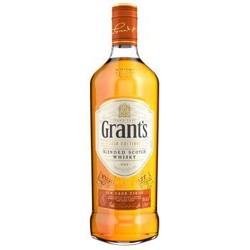 格兰（Grant's）洋酒 格兰威 苏格兰威士忌700ml（朗姆桶陈酿） *2件