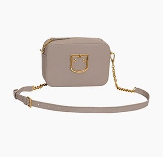 FURLA 芙拉 BRAVA系列 女士方形包 裸粉色 1013950