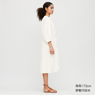 UNIQLO 优衣库 426210 女士连衣裙 白色 M