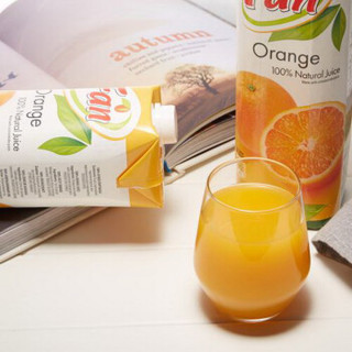 中粮海外直采 纯果芬 橙汁果汁1L*12 箱装 塞浦路斯进口
