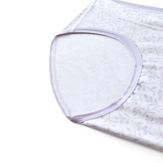 全棉时代 孕妇针织低腰三角裤165/95 蓝色香草+紫色香草 2件装