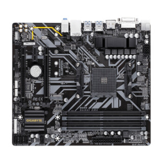 商品amd b450m ds3h 主板 m-atx(紧凑型) b450  锐龙 r7 2700 cpu处理