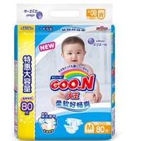 Goo.n大王 维E系列 婴儿纸尿裤 M80