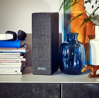 IKEA 宜家 智能音响系列 希姆弗斯无线书架音箱 黑色