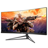 PHILIPS 飞利浦 猛腾系列 345M1CR 34英寸 VA 曲面 FreeSync 显示器 (3440*1440、144Hz、119%sRGB、HDR10)