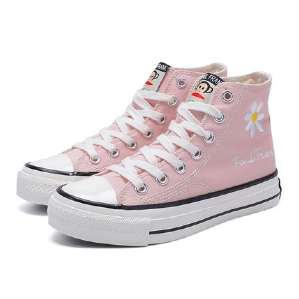 paul frank 大嘴猴 509703014 女士高帮帆布鞋