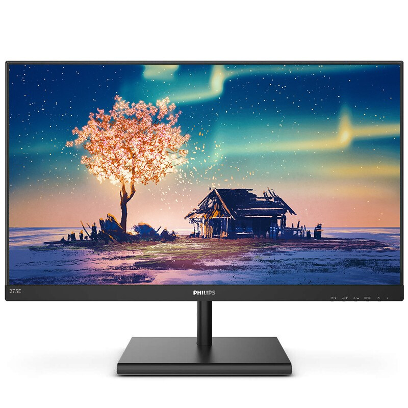 PHILIPS 飞利浦 晶翼 275E1S 27英寸 IPS Adaptive Sync显示器 (2560×1440、75Hz、104%sRGB)