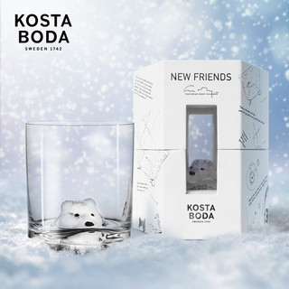 KOSTA BODA New Friends新朋友系列 水晶动物玻璃杯 小鸭子 350ml-450ml