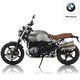 宝马 BMW R NINET SCRAMBLER 摩托车 金属磨沙灰